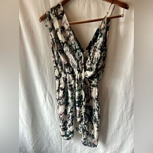 Rebecca Minkoff Womens 10 100% Silk Mini Dress Abstract Pattern Spaghetti Strap